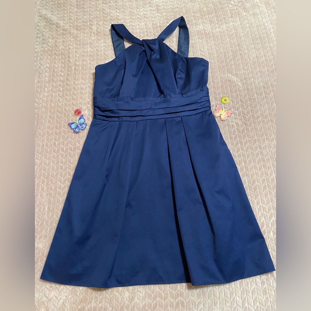 Navy Blue Dress Women’s size 14 Elegant and Timeless from David’s Bridal